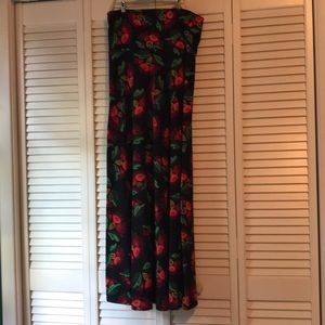 LuLaRoe floral maxi skirt